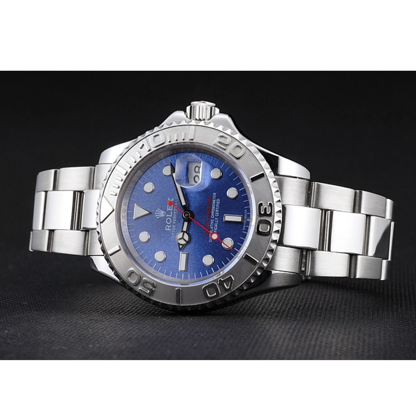 MiroTime 0805 Swiss Rolex Yacht-Master Blue Dial Stainless Steel Case And Bracelet